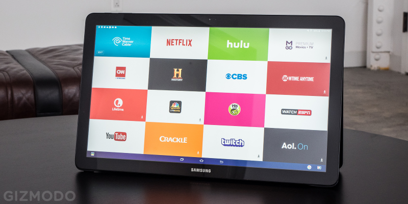 Illustration for article titled Samsung's Huge Galaxy View Is the Take-Anywhere TV You Never Knew You Wanted
